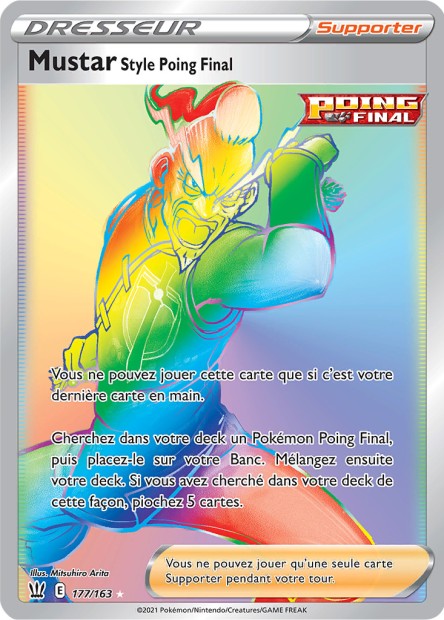 Carte Pokémon Mustar Style Poing Final 177/163 SWSH5 EB05 LorenZone