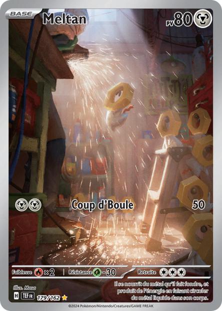 Carte Pokémon Meltan 179/162 TEF Forces Temporelles EV05 Neuf FR LorenZone