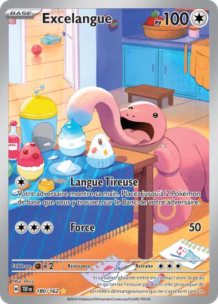 Carte Pokémon Excelangue 180/162 TEF Forces Temporelles EV05 Neuf FR LorenZone