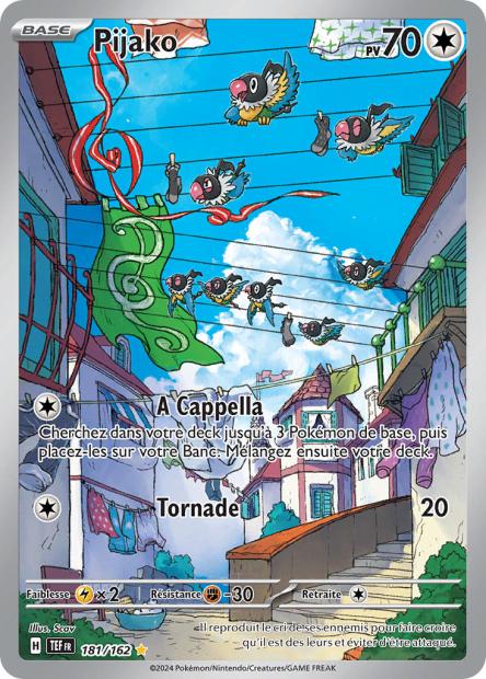 Carte Pokémon Pijako 181/162 TEF Forces Temporelles EV05 Neuf FR LorenZone