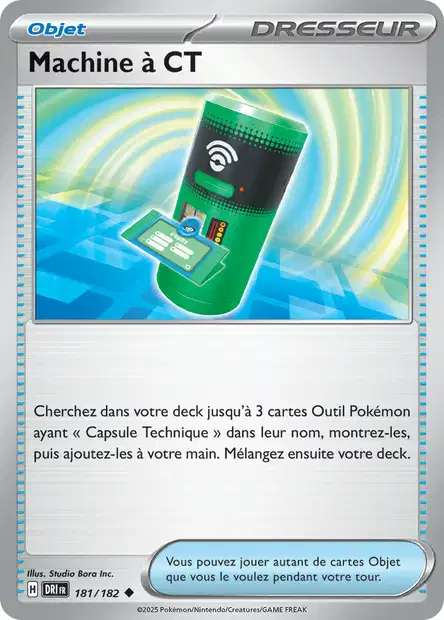 Carte Pokémon Machine à CT 181/182 DRI Rivalités Destinées EV10 Neuf FR LorenZone