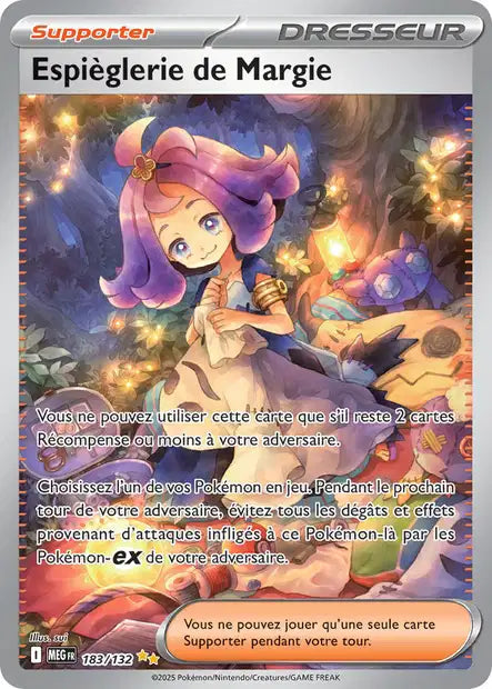Carte Pokémon Espièglerie de Margie 183/132 MEG Méga-Évolution ME01 Neuf FR LorenZone