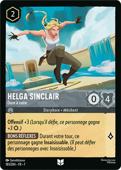 Carte Lorcana - Disney Spirale de Saphir 183/204 Peu Commune Francesco Colucci Chapitre 07 L'Île d'Archazia ARI Neuf FR LorenZone