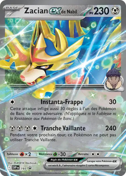 SVP193 - Zacian EX de Nabil