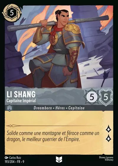 193/204 - Li Shang, Capitaine Impérial - LorenZone - Pokémon