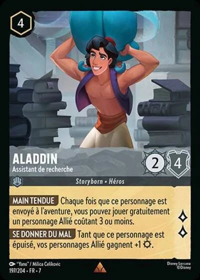 Carte Lorcana - Disney Mulan, Soldat déguisé 197/204 Commune Jochem van Gool Chapitre 07 L'Île d'Archazia ARI Neuf FR LorenZone
