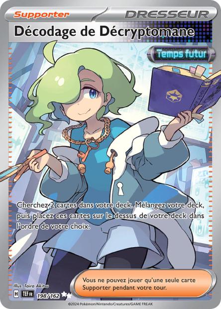Carte Pokémon Décodage de Décryptomane 198/162 TEF Forces Temporelles EV05 Neuf FR LorenZone