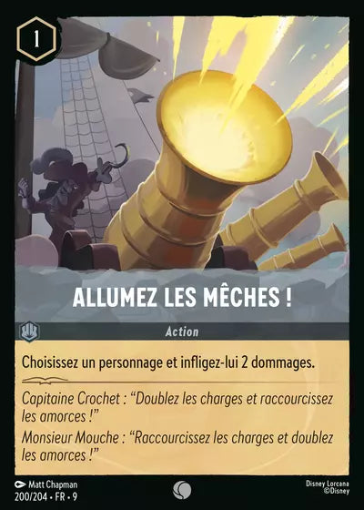 Carte Lorcana - Disney Allumez les Mêches ! 200/204 Chapitre 09 Fabuleux FAB Neuf FR LorenZone