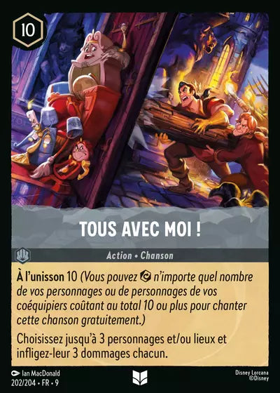 Carte Lorcana - Disney Tous avec moi ! 202/204 Chapitre 09 Fabuleux FAB Neuf FR LorenZone