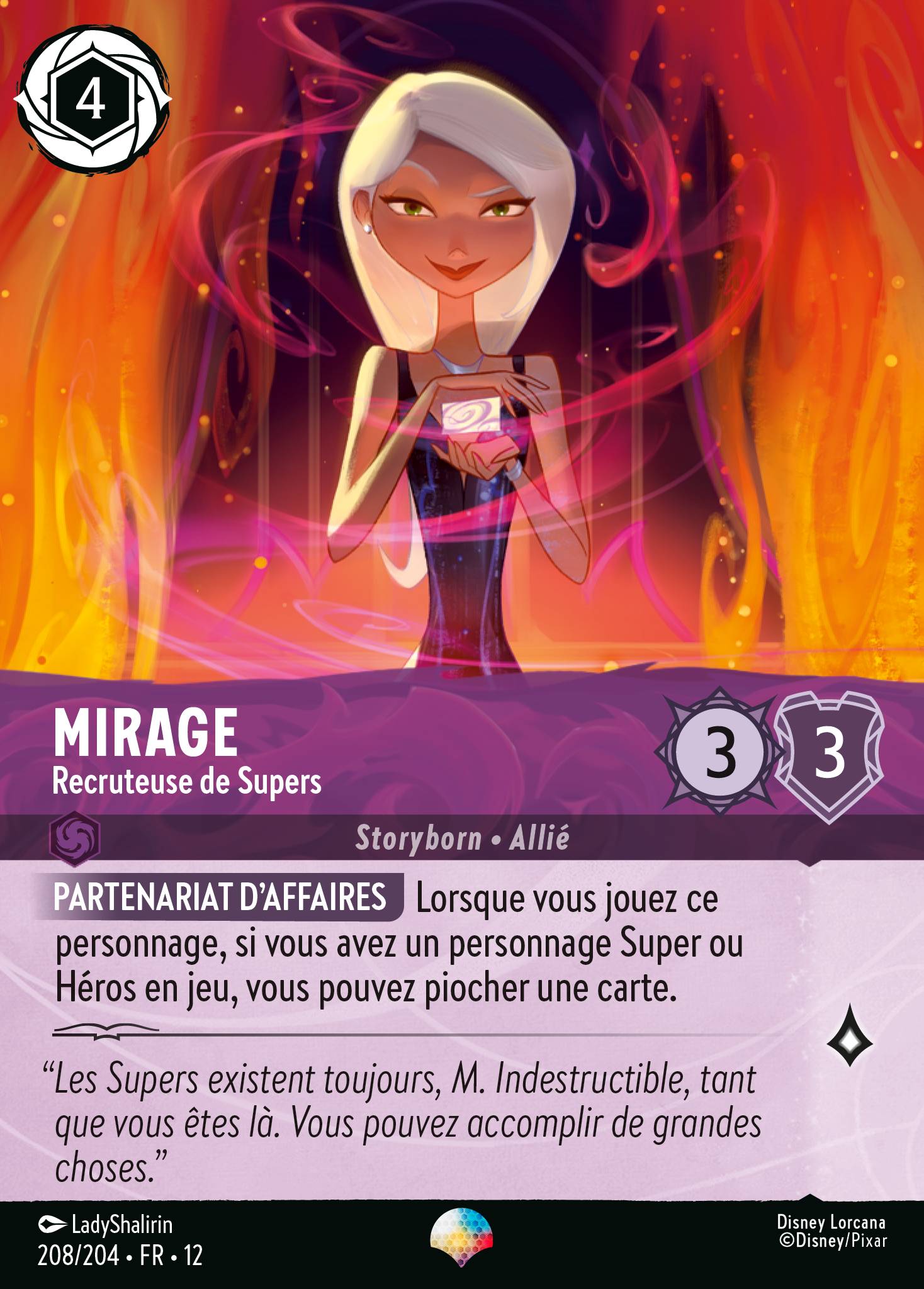 Carte Lorcana 208/204 Mirage | LorenZone