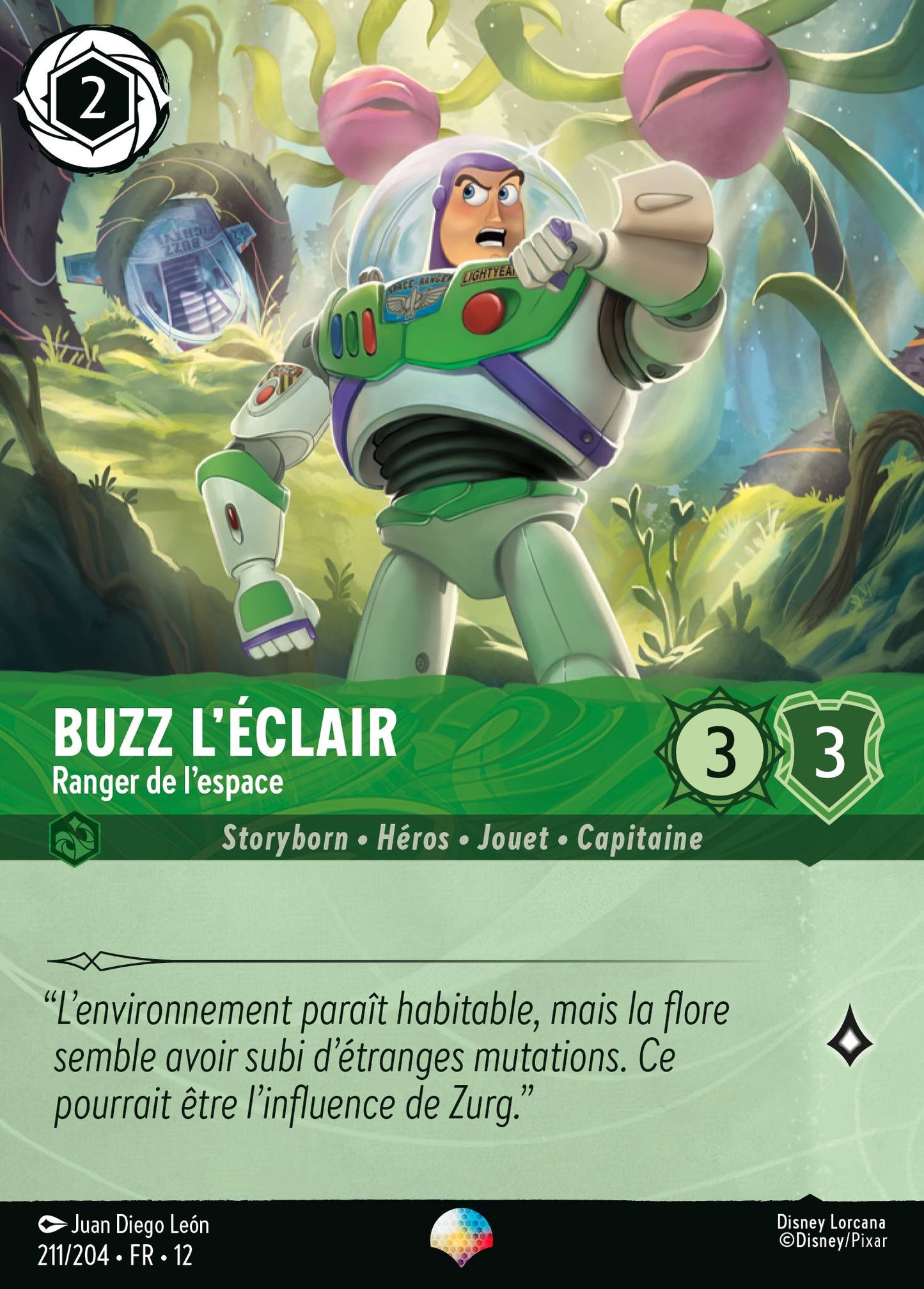 Carte Lorcana 211/204 Buzz l'Éclair | LorenZone