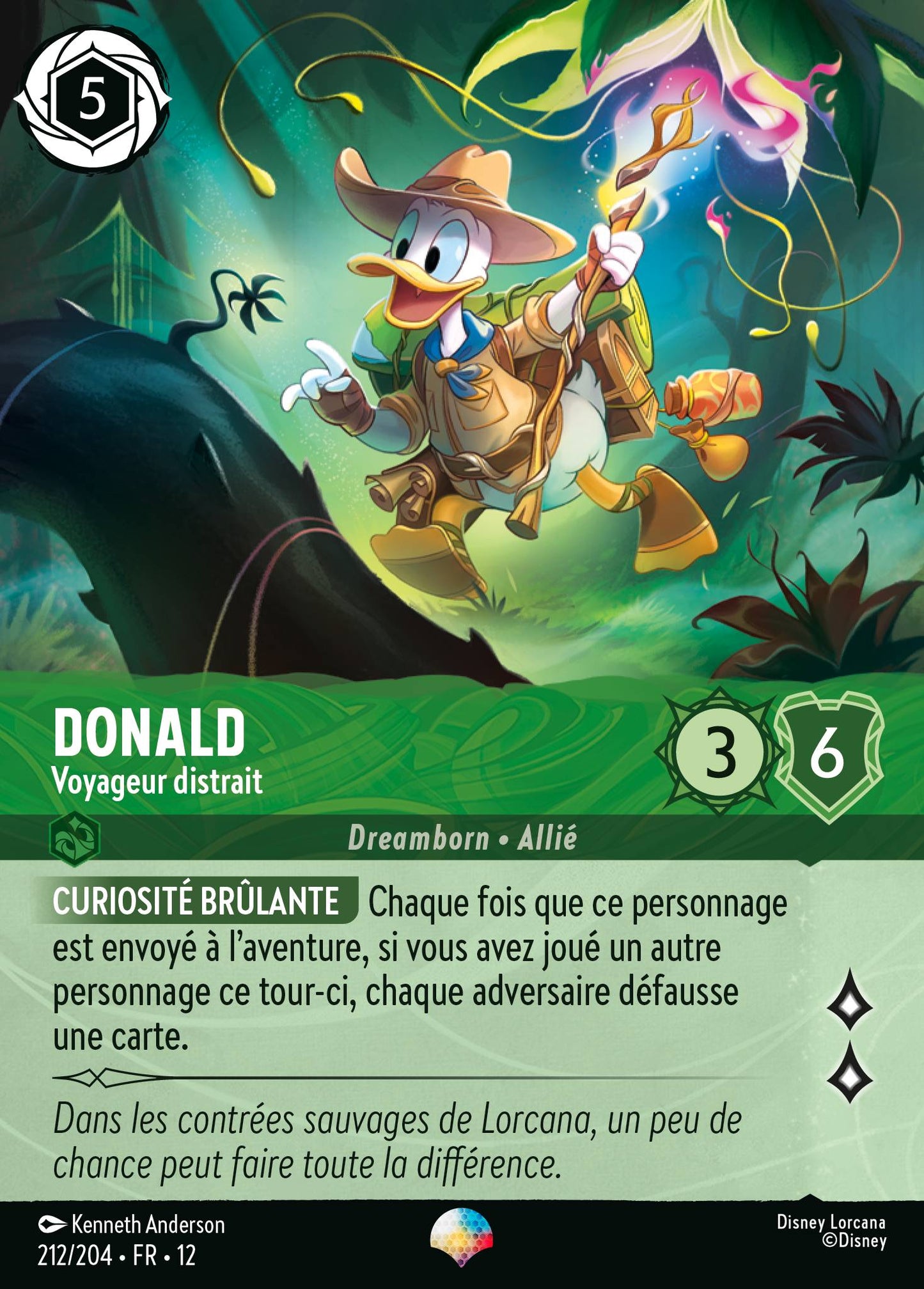 Carte Lorcana 212/204 Donald | LorenZone