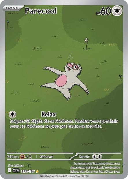 Carte Pokémon Parecool 212/191 SSP Étincelles Déferlantes EV08 Neuf FR LorenZone