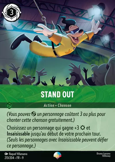 Carte Lorcana - Disney Stand Out 213/204 Chapitre 09 Fabuleux FAB Neuf FR LorenZone