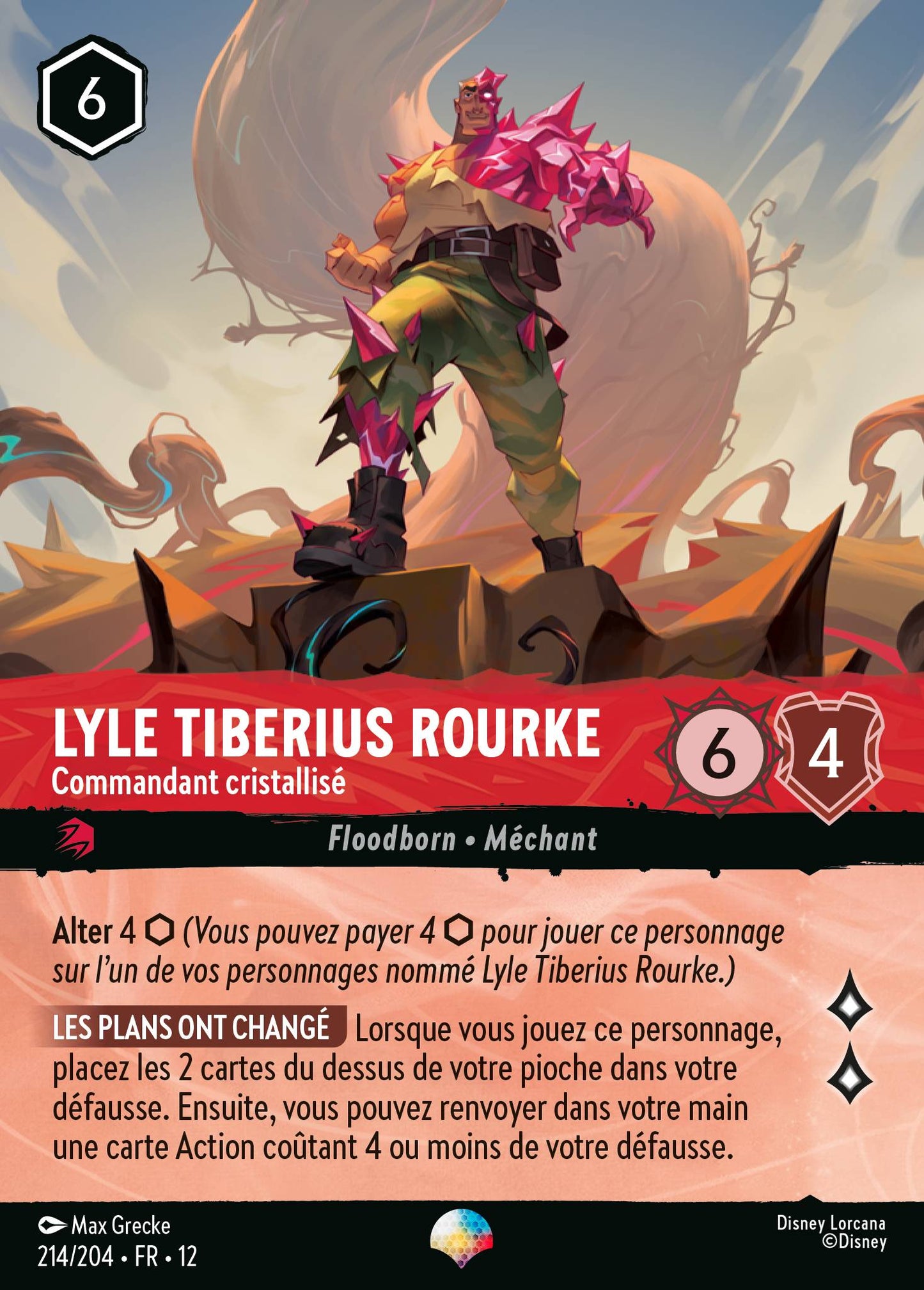 Carte Lorcana 214/204 Lyle Tiberius Rourke | LorenZone