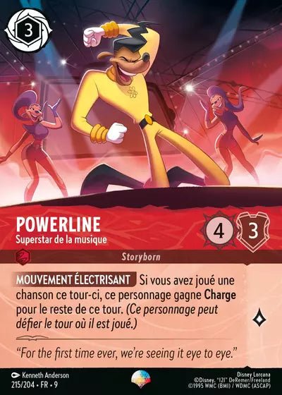 215/204 - Powerline, Superstar de la musique - LorenZone - Pokémon
