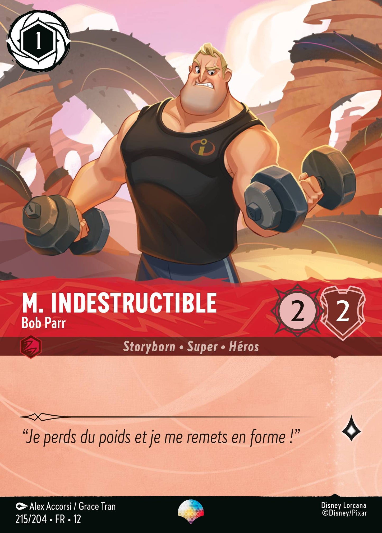 Carte Lorcana 215/204 M. Indestructible | LorenZone
