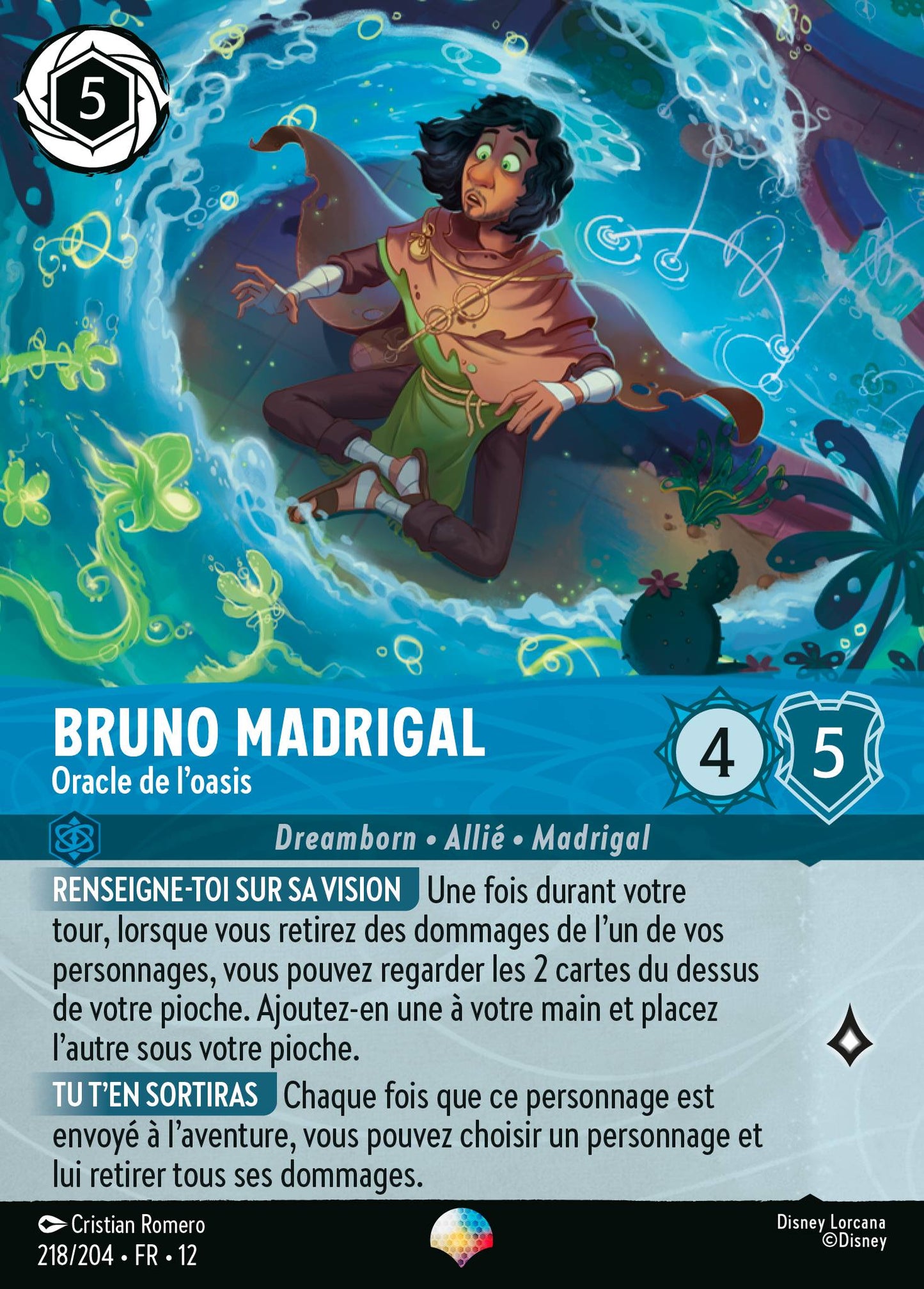 Carte Lorcana 218/204 Bruno Madrigal | LorenZone