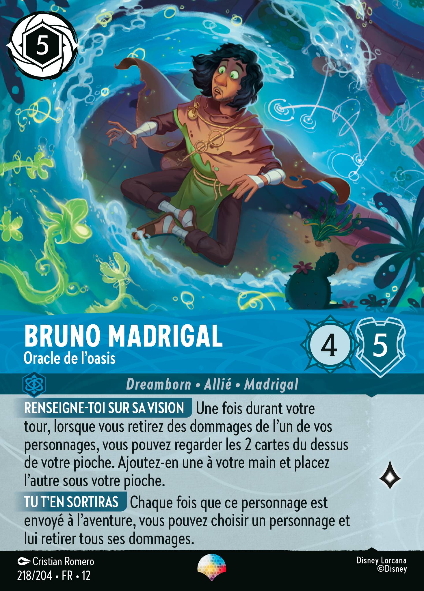 Carte Lorcana 218/204 Bruno Madrigal | LorenZone