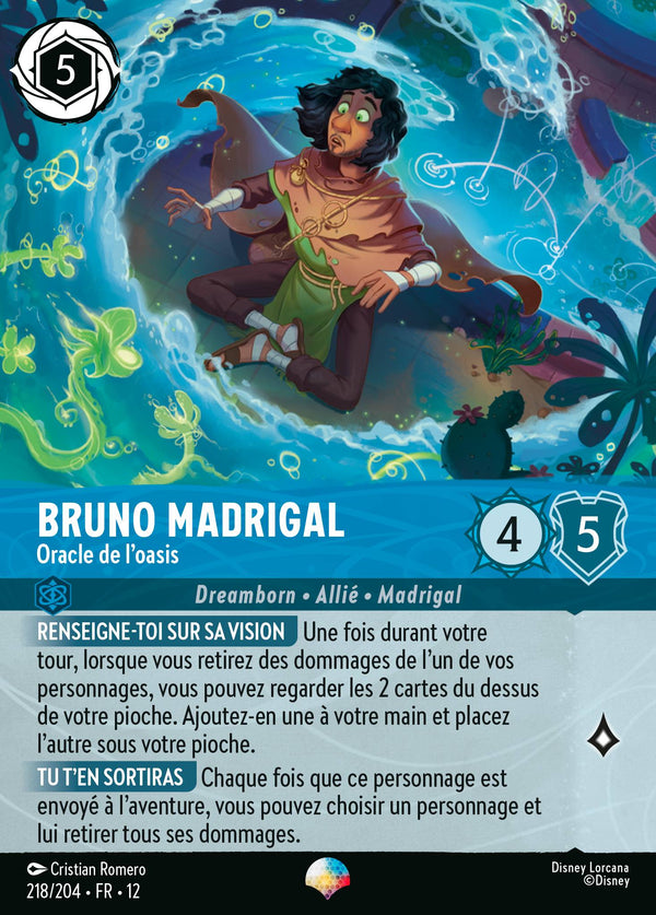 Carte Lorcana 218/204 Bruno Madrigal | LorenZone