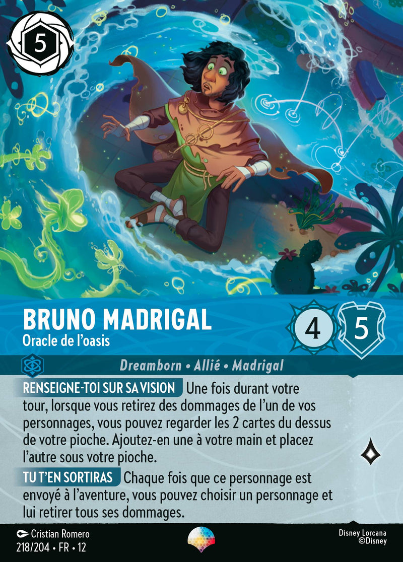 Carte Lorcana 218/204 Bruno Madrigal | LorenZone