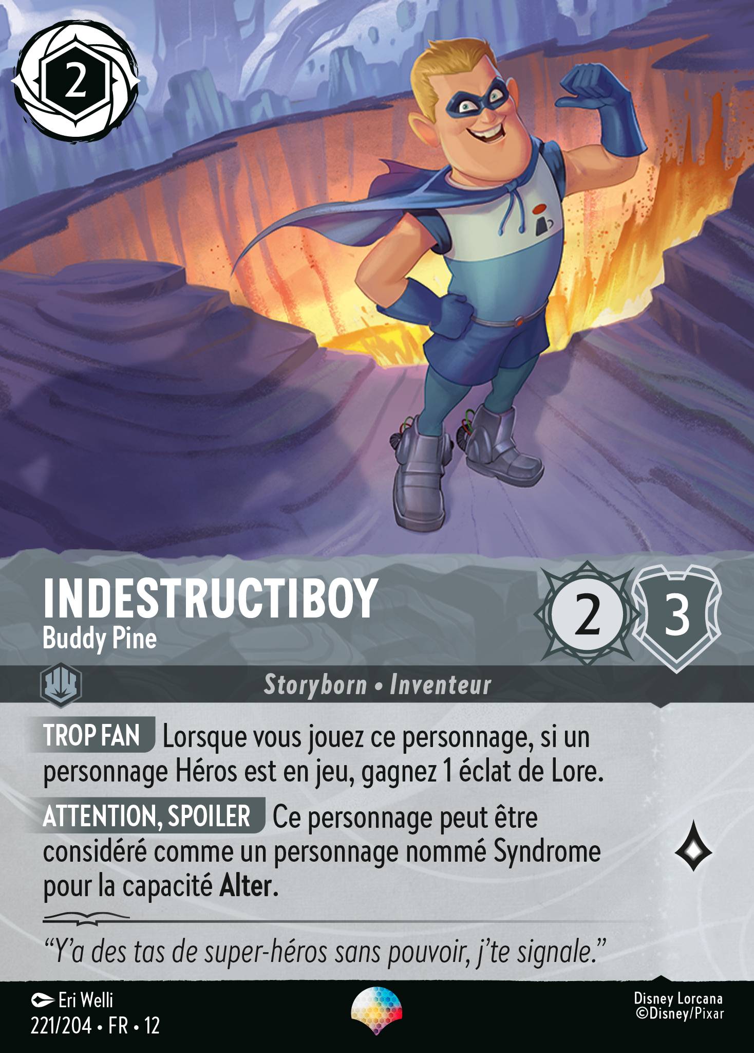 Carte Lorcana 221/204 Indestructiboy | LorenZone
