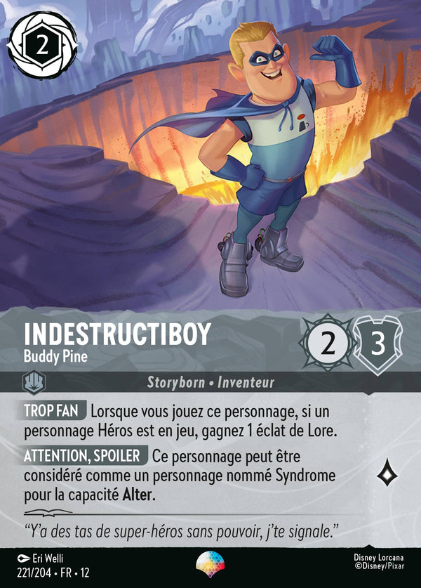 Carte Lorcana 221/204 Indestructiboy | LorenZone