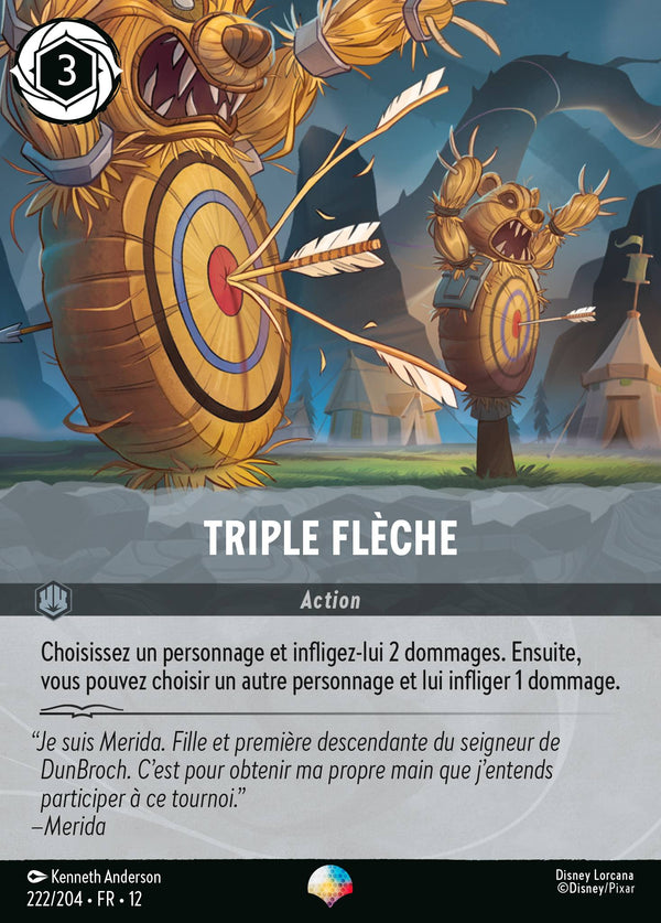Carte Lorcana 222/204 Triple flèche | LorenZone