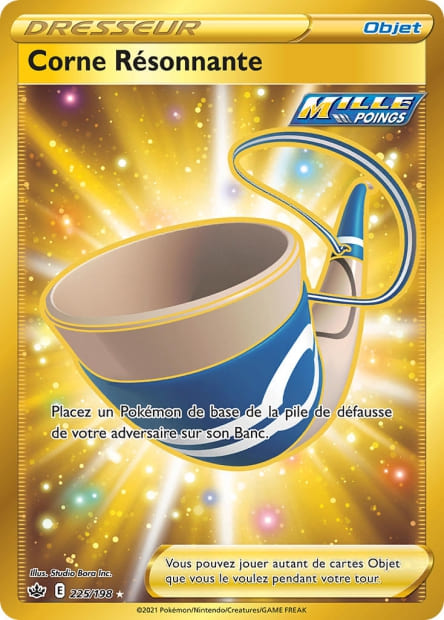 Carte Pokémon Corne Résonnante 225/198 CRE EB06 LorenZone