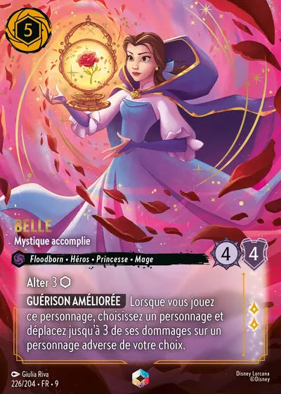 Carte Lorcana - Disney Belle, Mystique accomplie 226/204 Chapitre 09 Fabuleux FAB Neuf FR LorenZone