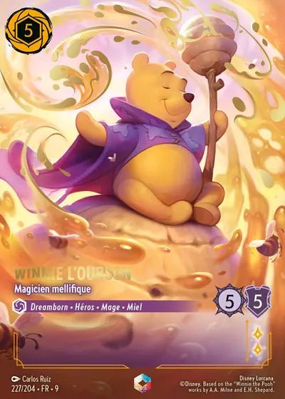 227/204 - Winnie l'ourson, Magicien mellifique - LorenZone - Pokémon