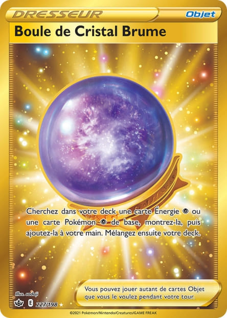 Carte Pokémon Boule de Cristal Brume 227/198 CRE EB06 LorenZone
