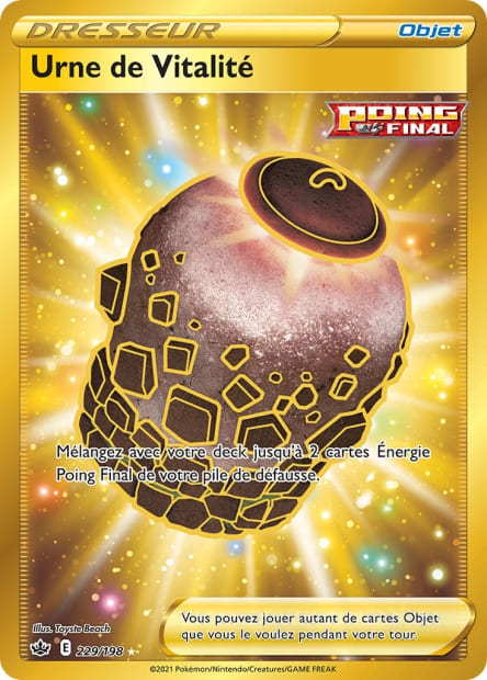 Carte Pokémon Urne de Vitalité 229/198 CRE EB06 LorenZone