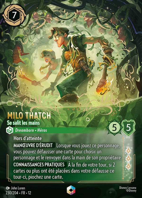 Carte Lorcana 230/204 Milo Thatch | LorenZone