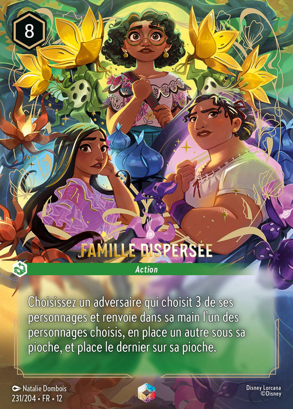 Carte Lorcana 231/204 Famille dispersée | LorenZone
