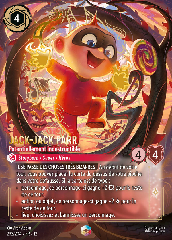 Carte Lorcana 232/204 Jack-Jack Parr | LorenZone