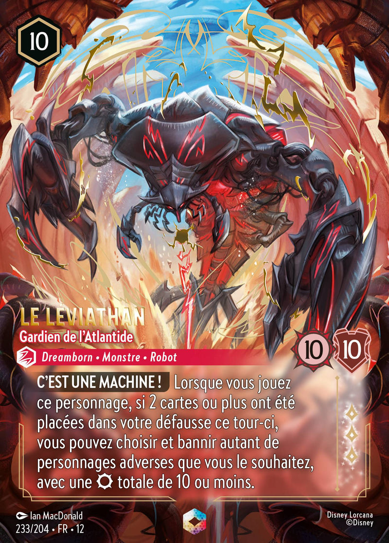 Carte Lorcana 233/204 Le Léviathan | LorenZone