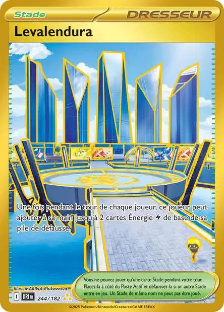 Carte Pokémon Levalendura 244/182 DRI Rivalités Destinées EV10 Neuf FR LorenZone