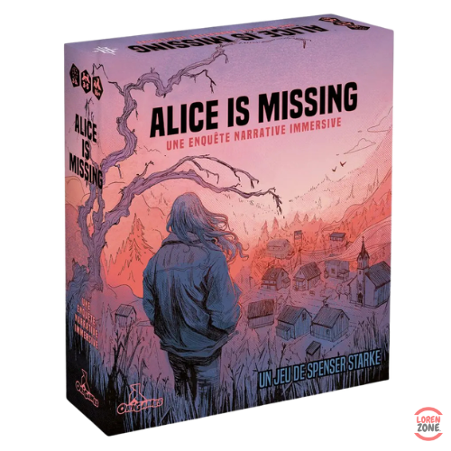 Alice is Missing - boîte du jeu narratif silencieux d'enquête Origames