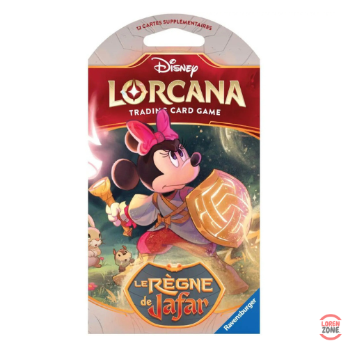 Sleeved Booster Disney Lorcana Chapitre 8 Le Règne de Jafar - design Minnie