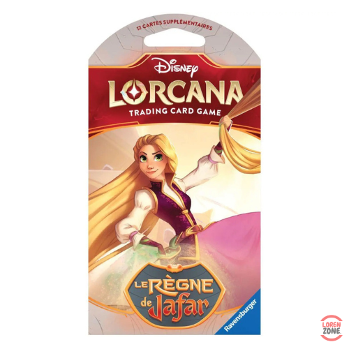 Sleeved Booster Disney Lorcana Chapitre 8 Le Règne de Jafar - design Raiponce
