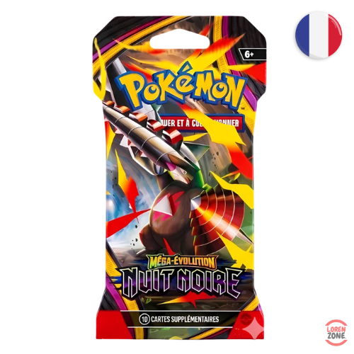 Blister Pokémon Nuit Noire ME05 illustration Méga-Minotaupe EX français LorenZone