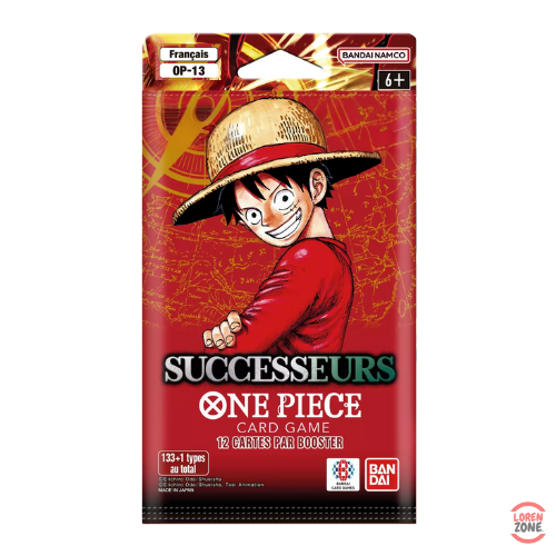 Booster Blister One Piece Card Game OP-13 Successeurs en version française avec Monkey D. Luffy.