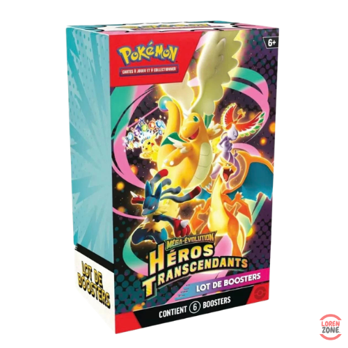 Bundle Pokemon Mega-Evolution Heros Transcendants face francais boosters scelles