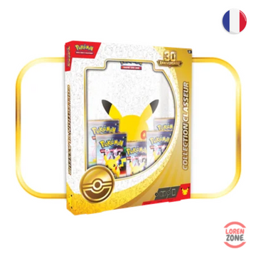 Classeur Collection Pokémon 30ᵉ Anniversaire - Portfolio 9 poches + 5 boosters 30th Celebration - LorenZone