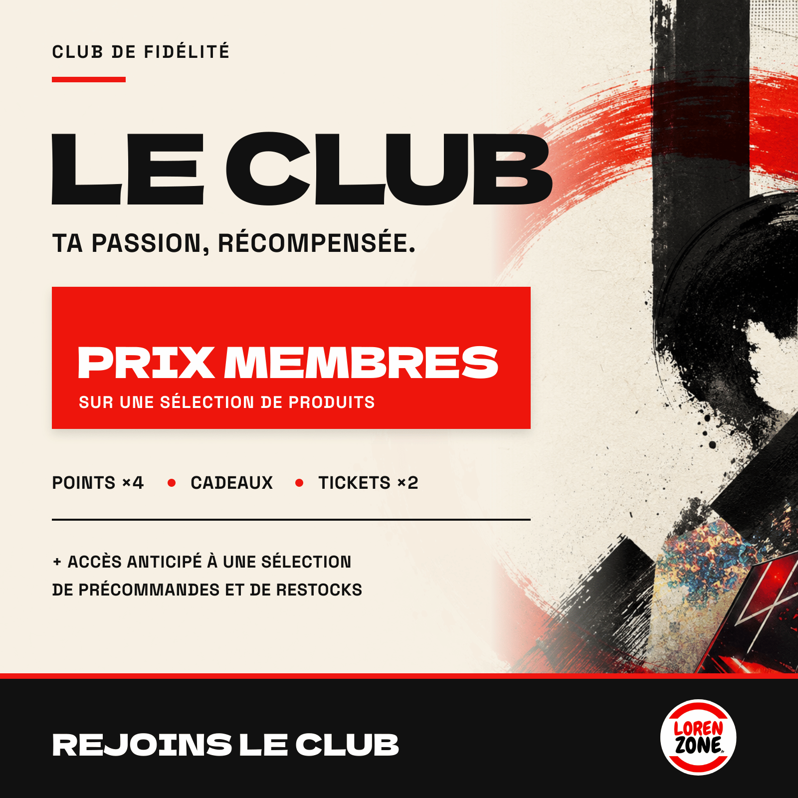 Prix membre affiché à côté du prix public sur une sélection de produits, sans code promo à saisir