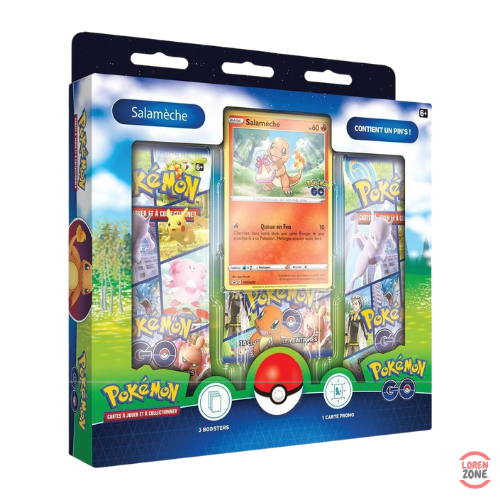 Coffret - Collection Pin's Salamèche - Pokémon | LorenZone