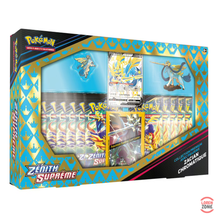 Coffret - Collection Premium Avec Figurine Zacian Chromatique