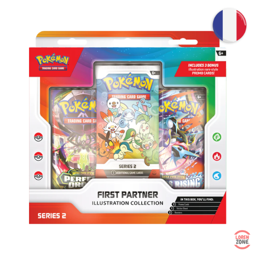 Coffret Pokémon Collection Illustration Premiers Partenaires Série 2 face avant 30 ans LorenZone