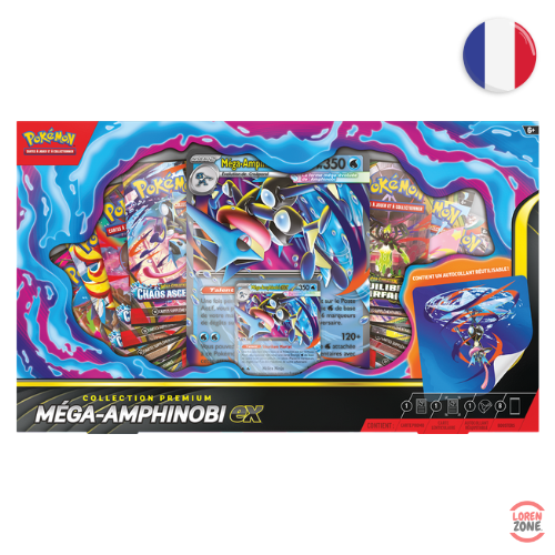 Coffret Pokémon Méga-Amphinobi EX Collection Premium face avant français LorenZone